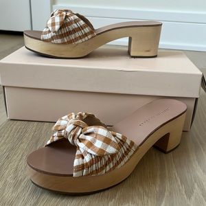 Loeffler Randall Regina clog slide sandals size 7.5